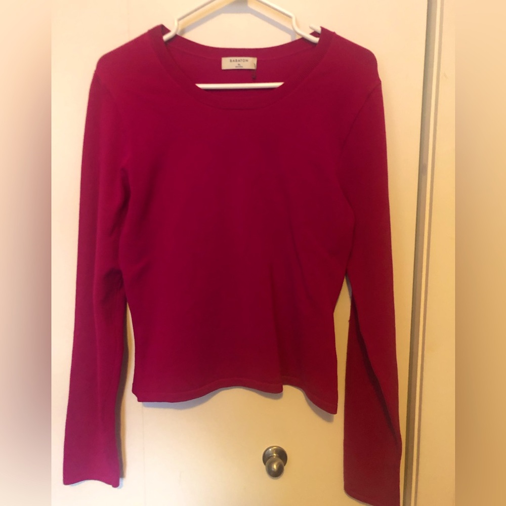 Aritzia Babaton hot pink sweater. Size xlarge.